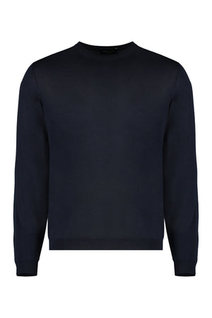 Wool crew-neck sweater-0